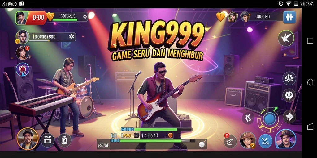 Tampilan gameplay KING999 yang seru dan penuh warna.