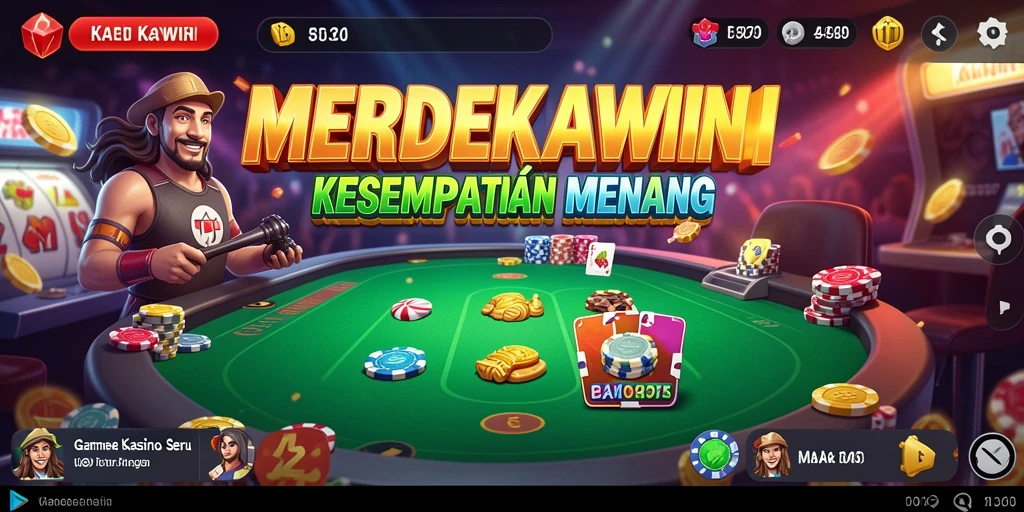 Tampilan gameplay MERDEKAWIN yang menarik dan seru.