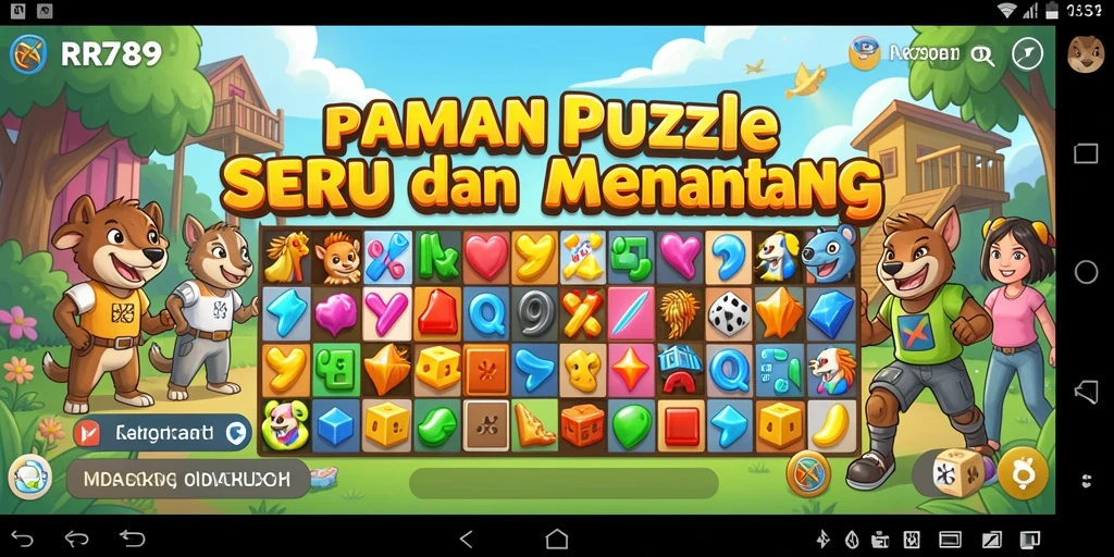 Tangkapan layar gameplay RR789 dengan teka-teki yang menarik.