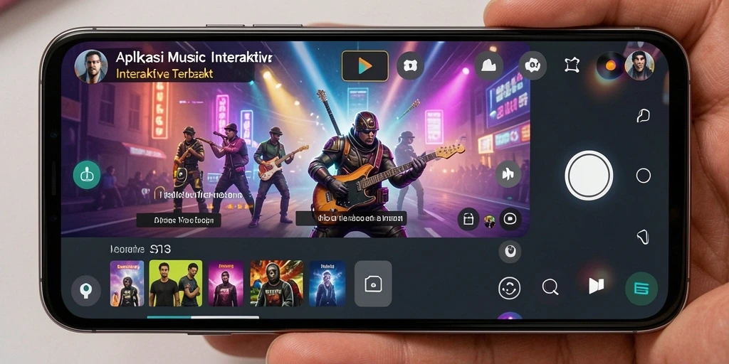 Tampilan gameplay S13 dengan fitur musik interaktif.