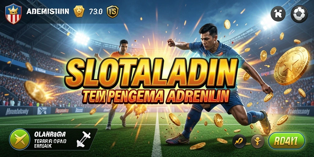 Tangkapan layar dari gameplay olahraga yang intens dan menarik.
