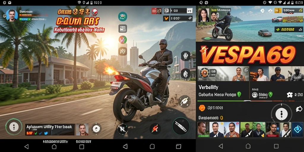 Tampilan antarmuka pengguna VESPA69 yang intuitif dan mudah digunakan.